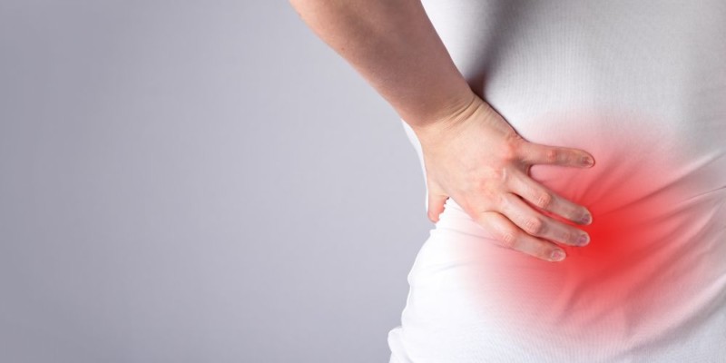 Mujer con dolor de espalda